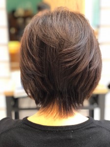 自然なストレート